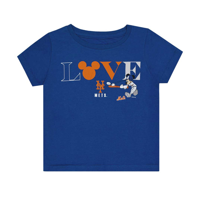 MLB - Kids' (Toddler) Love New York Mets Mickey Mouse T-Shirt (M4CTCCC08)