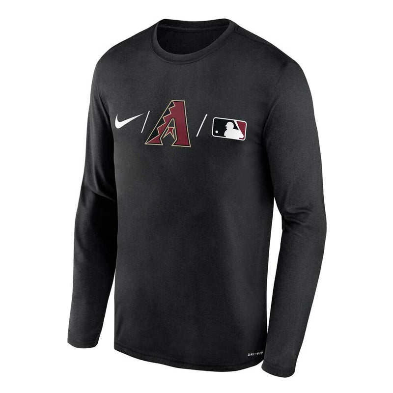 MLB - Men's Arizona Diamondbacks Long Sleeve Logo T-Shirt (NKAY 00A DKS ITI)