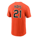 MLB - T-shirt Austin Hays des Orioles de Baltimore pour homme (N199 89L OL3 JKF) 