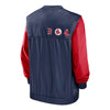 MLB - Veste d'échauffement à col en V pour homme des Red Sox de Boston (NMMJ 99MJ BRS 0RB) 