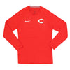 MLB - Men's Cincinnati Reds Long Sleeve Base Layer T-Shirt (NKXH 62Q RED N7J)