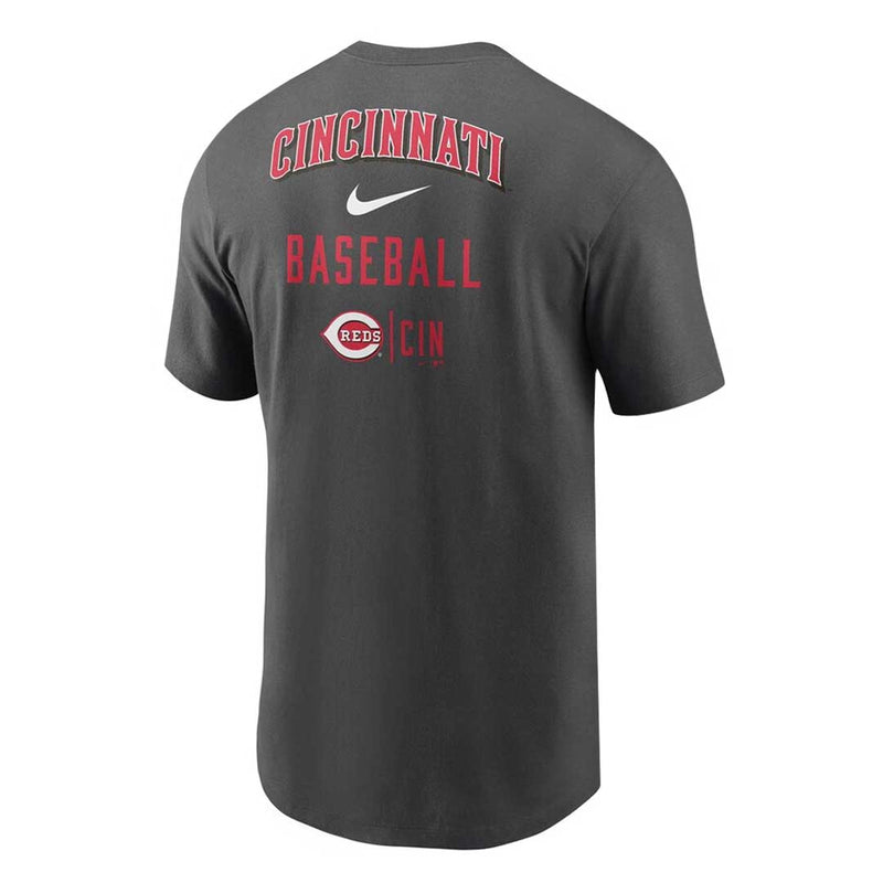 MLB - Men's Cincinnati Reds Small Logo Performance T-Shirt (N199 06F RED KDG)