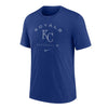 MLB - T-shirt à manches courtes pour homme avec logo des Royals de Kansas City (NKM4 4EW ROY KT4) 