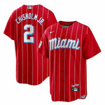 MLB - Maillot réplique pour homme des Miami Marlins Jazz Chisolm Jr. (T770 03VR MQ7 C02)