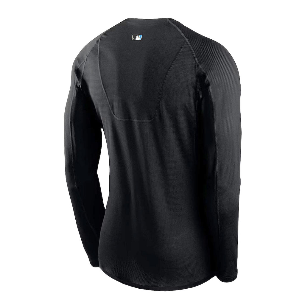 MLB - Men's Miami Marlins Long Sleeve Base Layer T-Shirt (NKXH 00A MQM N7J)