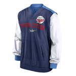 MLB - Men's Minnesota Twins Rewind Warmup V-Neck Pullover Jacket (NMMJ 00KP MNT 0RB)