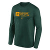 MLB - Men's Oakland Athletics Dri-Fit Team Long Sleeve T-Shirt (NKAY 3EY FZ KT6)