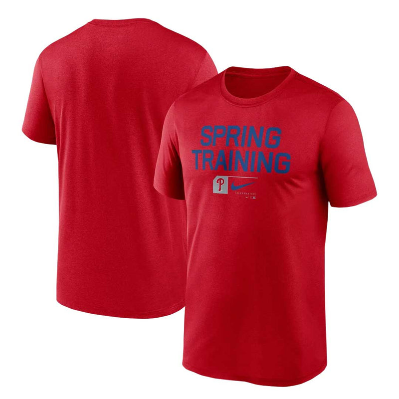 MLB - T-shirt d'entraînement de printemps pour homme des Phillies de Philadelphie (NKGK 62Q PP 1RR)