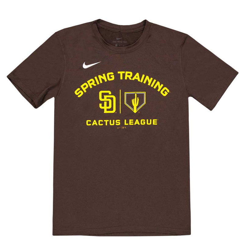 MLB - T-shirt d'entraînement de printemps à manches courtes pour homme des Padres de San Diego (N922 20Q PYP 75U)