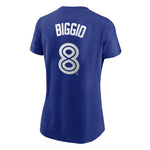 MLB - Women's Toronto Blue Jays Cavan Biggio Short Sleeve T-Shirt (NKAF 4EW TO3 JKG)