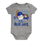 MLB - Kids' (Infant) Toronto Blue Jays Ball Park 3 Pack Creeper Set (HK3I1SC3V TBJ)