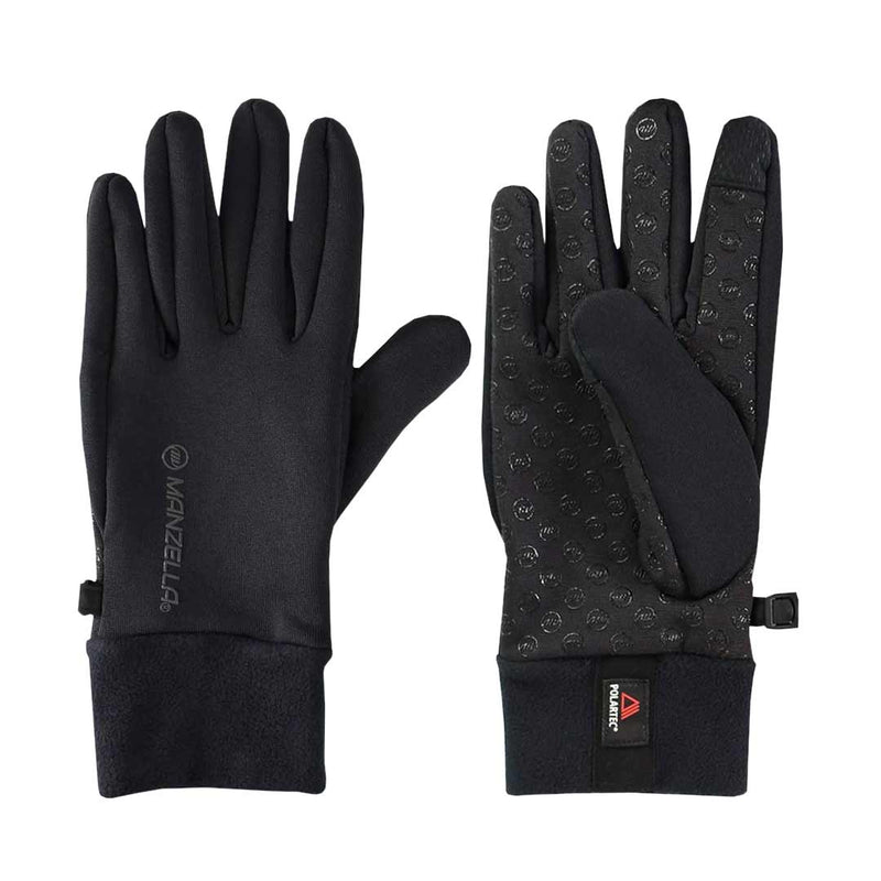 Manzella - Men's Power Stretch Ultra Touchtip Outdoor Gloves (R583M BLK)