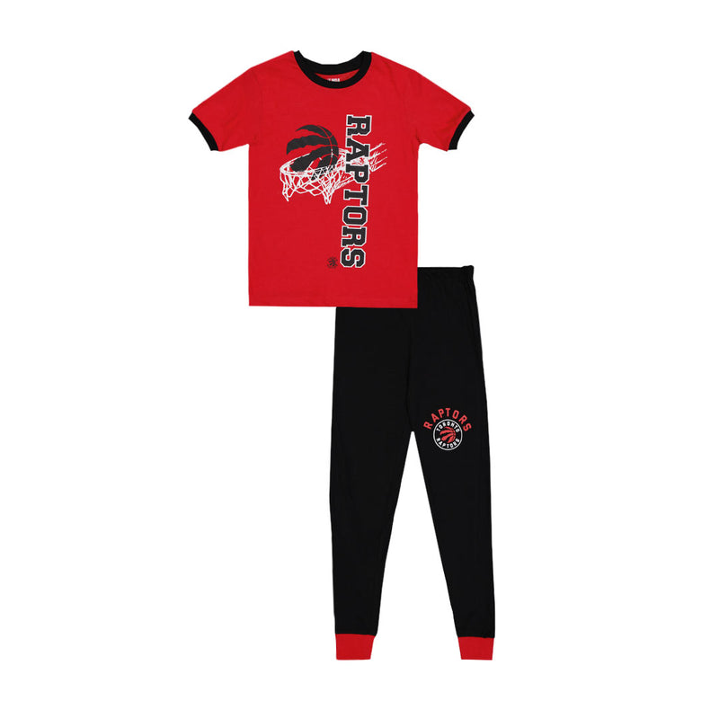 NBA - Kids' (Junior) Toronto Raptors 2 Piece PJ Set (HK2B9BC9N RAP)