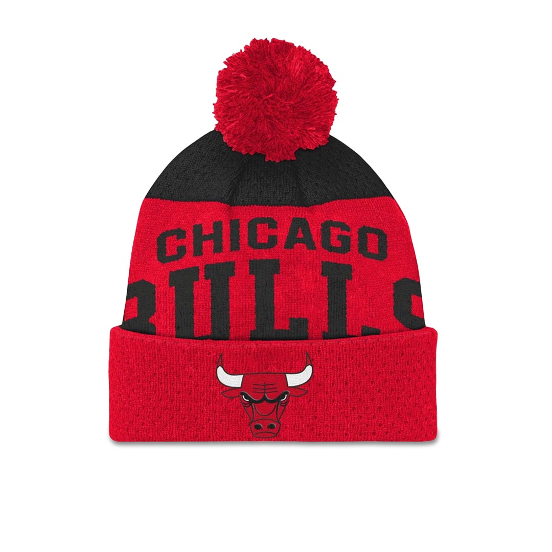 NBA Kids Youth Chicago Bulls Collegiate Arch Knit Hat HK2BOBC8P SVP Sports