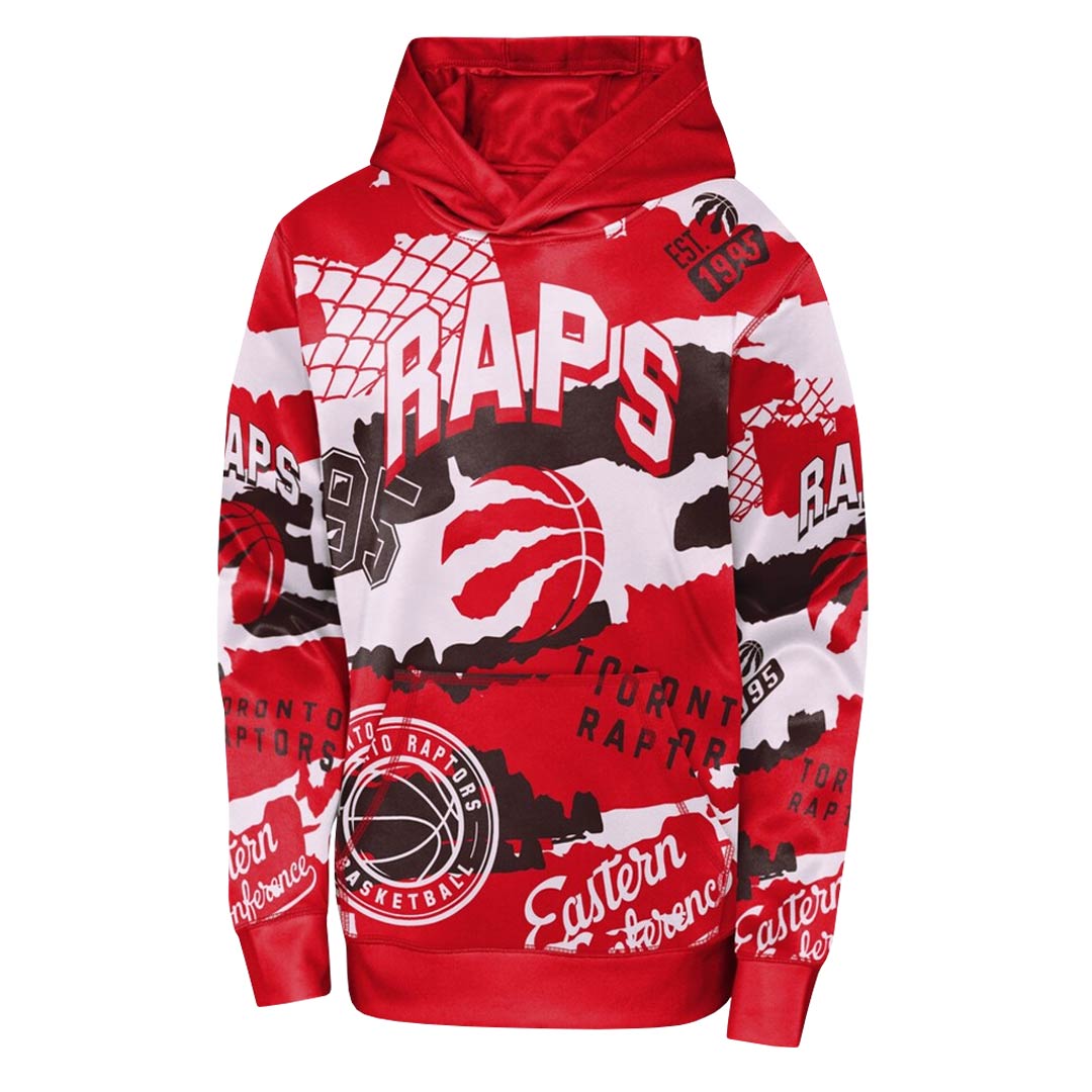 NBA - Kids' (Junior) Toronto Raptors Over The Limit Hoodie 