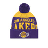 NBA - Kids' (Youth) Los Angeles Lakers Collegiate Arch Knit Beanie (HK2BOBC8P LAK)