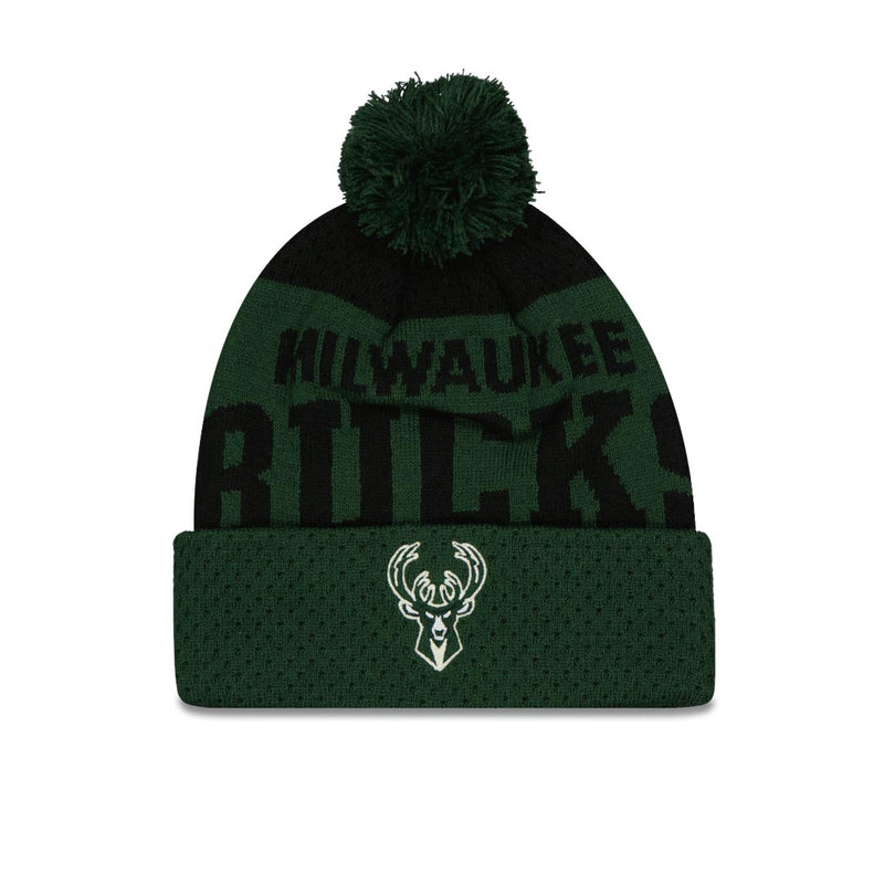 NBA - Kids' (Youth) Milwaukee Bucks Collegiate Arch Knit Hat (HK2BOBC8P BCK)