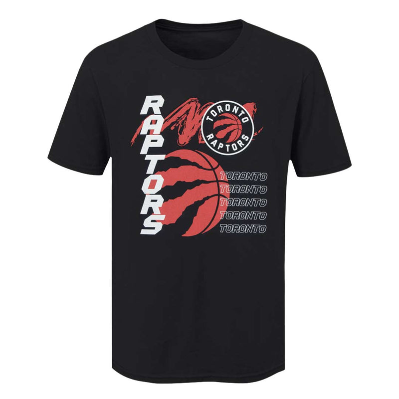 NBA - Men's Toronto Raptors Rushing Short Sleeve T-Shirt (NAXA09JMSC3A1PB 00BLK)