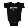 NFL - Girls' (Infant) Las Vegas Raiders Derek Carr Onesie (KA1SBKGC)