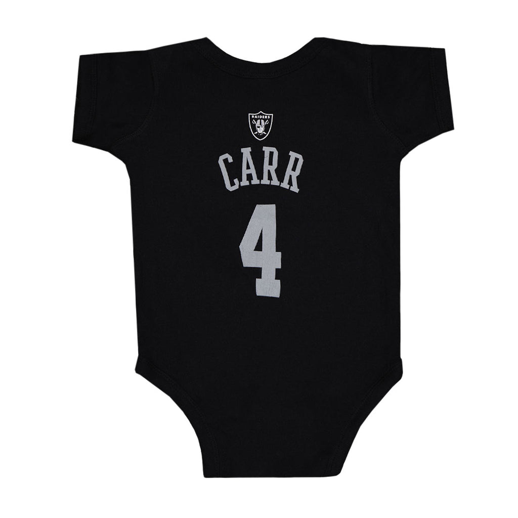 NFL - Girls' (Infant) Las Vegas Raiders Derek Carr Onesie (KA1SBKGC)