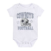 NFL - Kids' (Infant) Dallas Cowboys Born To Be 3 Pack Creeper Set (HK1I1FGA7 COW)