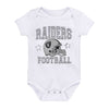 NFL - Kids' (Infant) Las Vegas Raiders Born To Be 3 Pack Creeper Set (HK1N1FGA7 RAI)