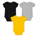 NFL - Ensemble de 3 jeux Disney Game Time Creeper des Pittsburgh Steelers pour enfants (bébés) (HK1N1FF3U STE)