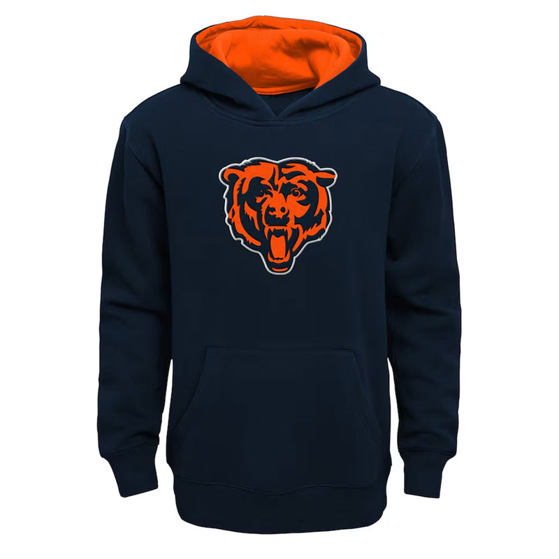 NFL - Kids' (Junior) Chicago Bears Prime Pullover Fleece Hoodie (HK1B78639 BRS)