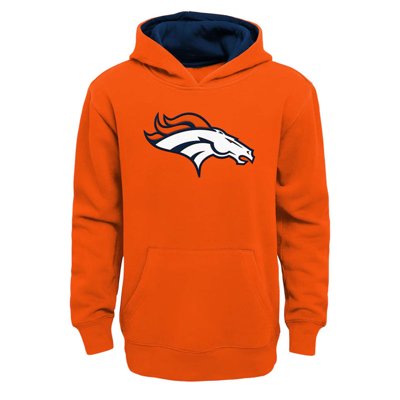 NFL - Kids' (Junior) Denver Broncos Prime Pullover Fleece Hoodie (HK1B78639 BRC)