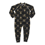 NFL - Kids' (Toddler) New Orleans Saints Raglan Zip Up Coverall (HK1T186Y9 SAI)