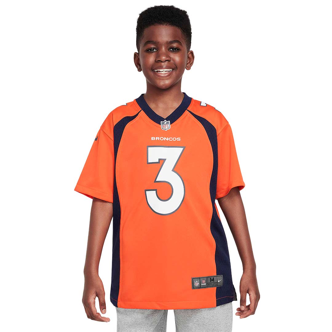 Russell Wilson retailer jersey large Denver broncos