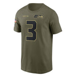 NFL - Men's  Seattle Seahawks Russell Wilson Salute to Service T-Shirt (N199 2DH F3U A2A)