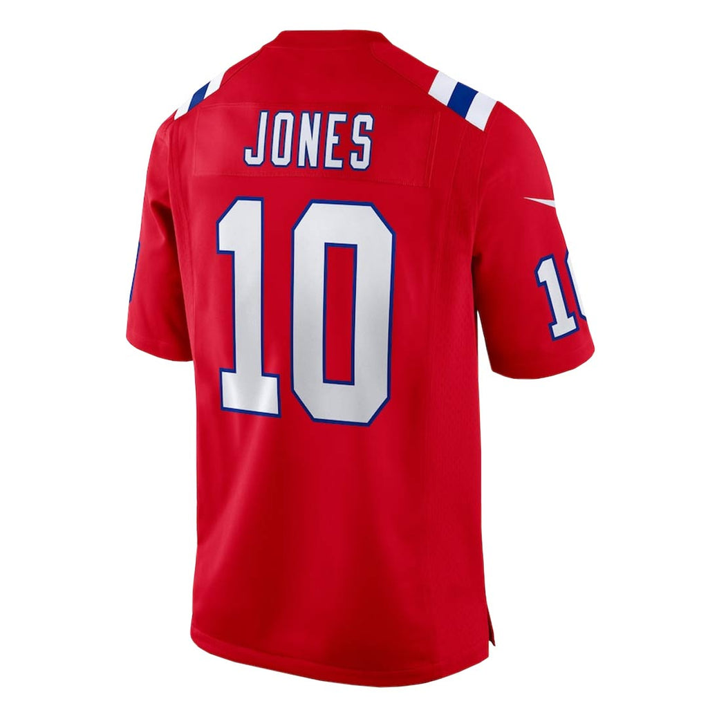 NFL - Maillot de match Mac Jones des Patriots de la Nouvelle-Angleterre pour homme (67NM NPGA 8KF 2KH)