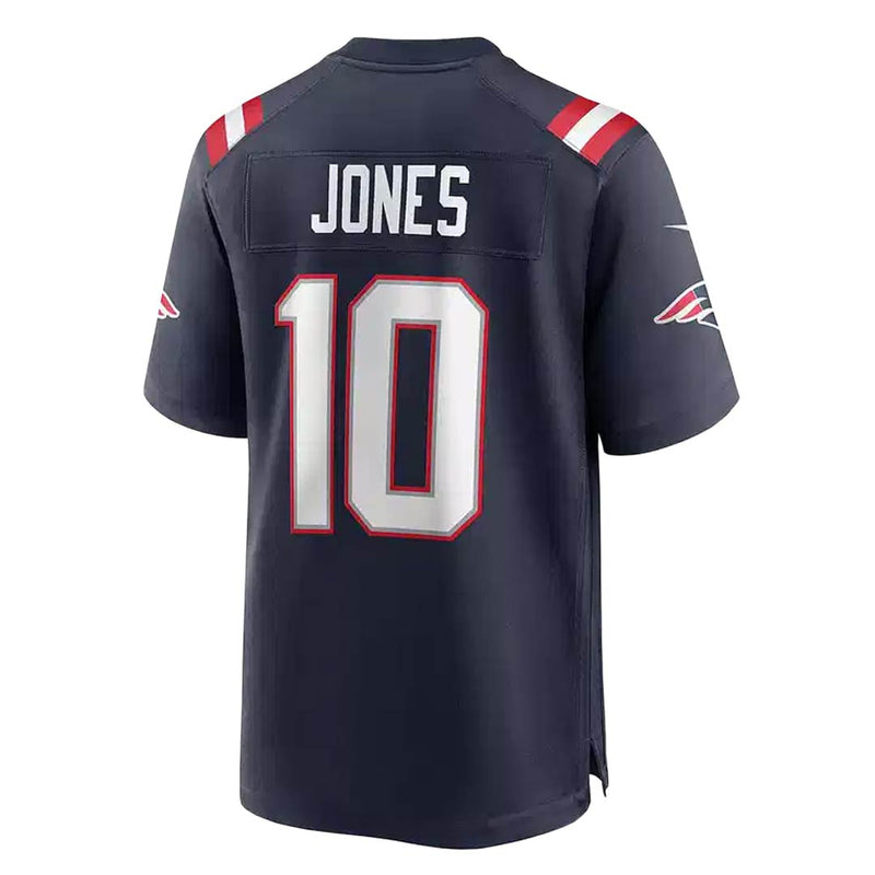 NFL - Maillot Mac Jones des Patriots de la Nouvelle-Angleterre pour homme (67NM NPGH 8KF 3NA)