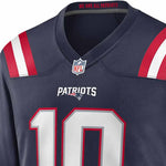 NFL - Maillot Mac Jones des Patriots de la Nouvelle-Angleterre pour homme (67NM NPGH 8KF 3NA)