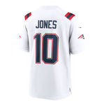 NFL - Maillot de jeu Mac Jones des Patriots de la Nouvelle-Angleterre pour homme (67NM NPGR 8KF 2PP) 