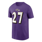 NFL - Men's Baltimore Ravens J. K. Dobbins Jersey T-Shirt (N199 52M 8GF NAH)