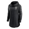 NFL - Women's Las Vegas Raiders Minimal Statement Funnel Neck Hoodie (NKZE 00H 8D 0Z8)