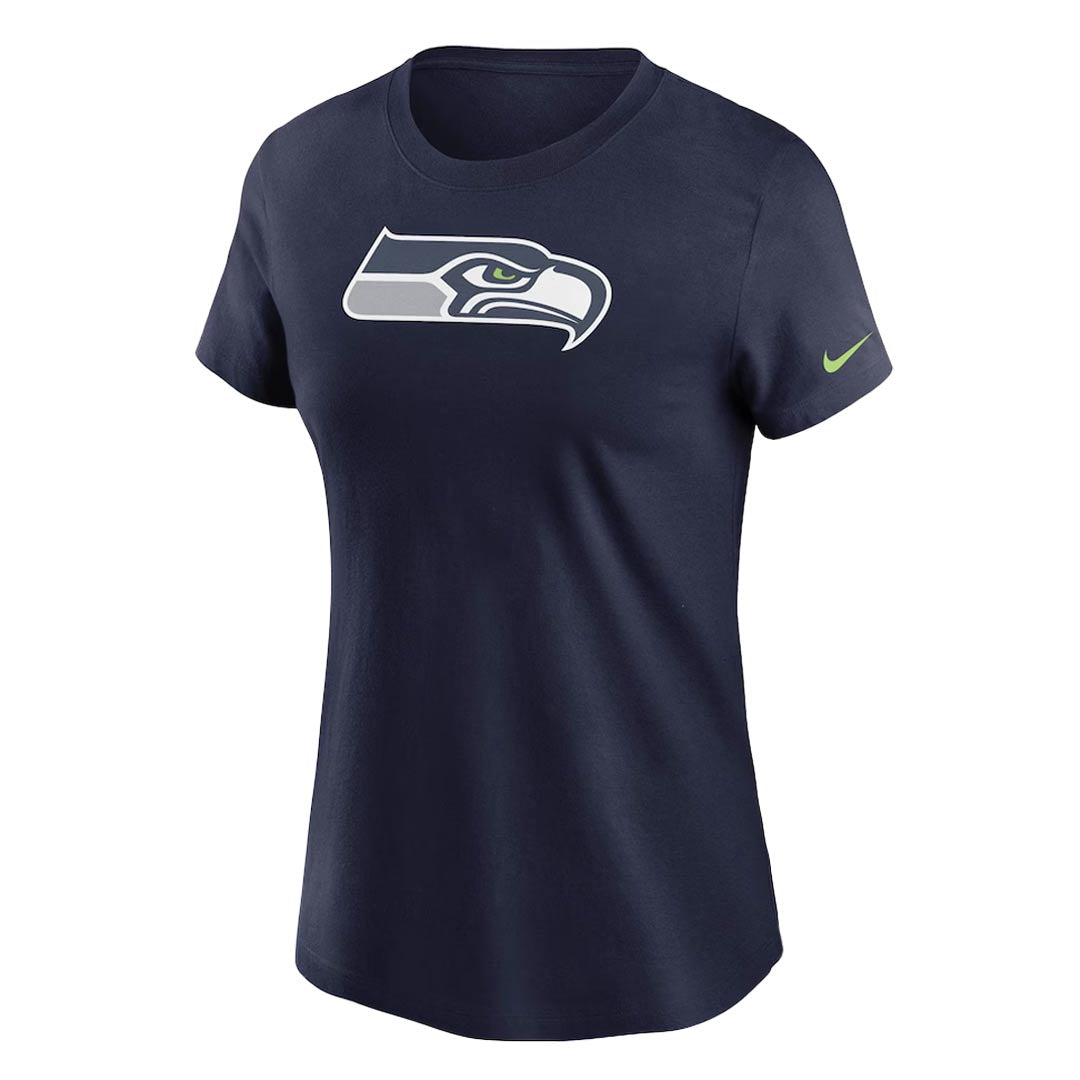 NFL Women s Seattle Seahawks Logo Essential T Shirt NKAF 41S 78 CM4 SVP Sports