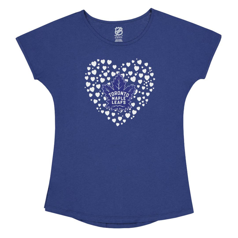 LNH - T-shirt Love de l'équipe des Maple Leafs de Toronto pour filles (junior) (HK5G6HDHRHDQ MAP) 