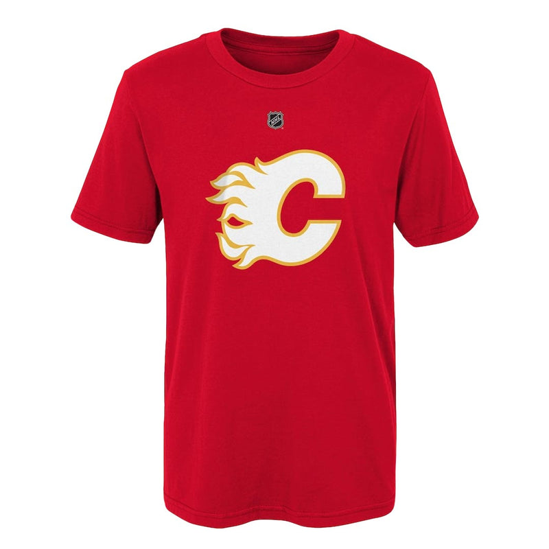 LNH - T-shirt à manches courtes Jacob Markstrom des Flames de Calgary pour enfant (HK5B3HR00H01 FLMJM) 