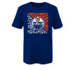 NHL - Kids' Edmonton Oilers Divide T-Shirt (HK5B3SCP4H01 OIL)