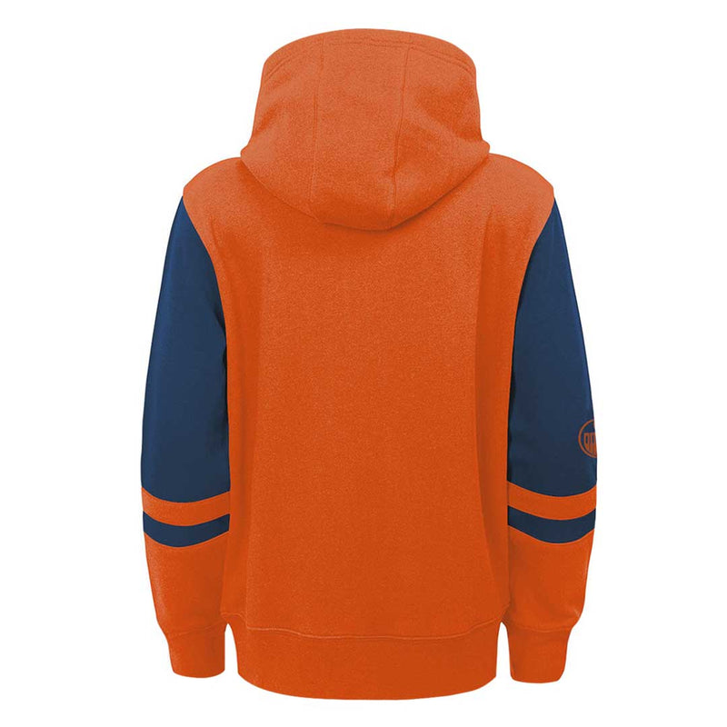 NHL - Kids' Edmonton Oilers Face Off Full Zip Fleece Hoodie (HK5B3ME00 OIL)