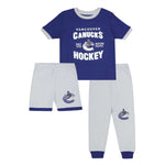 LNH - Ensemble pyjama 3 pièces pour enfant des Canucks de Vancouver (HK5B9HDFZ CNK)