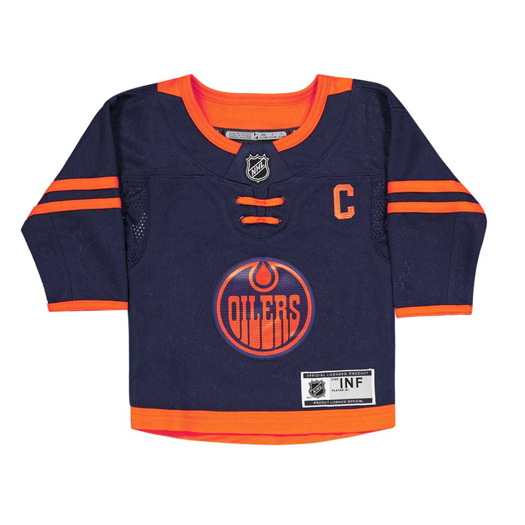 NHL Kids Infant Edmonton Oilers Connor McDavid Premier 3rd Jersey SVP Sports