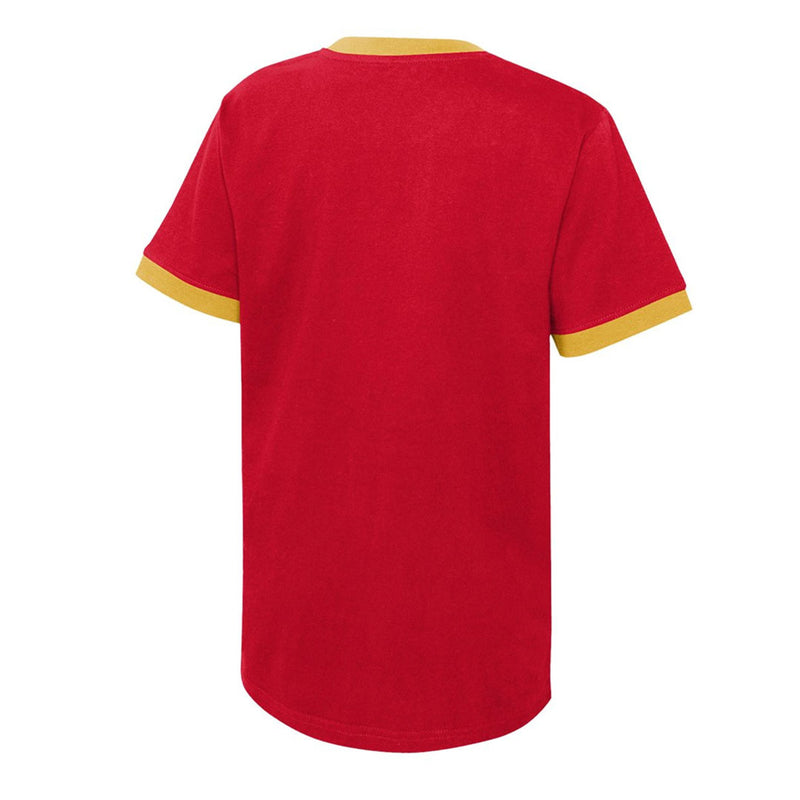 NHL - Kids' (Junior) Calgary Flames Ice City T-Shirt (HK5B7HDLK FLM)