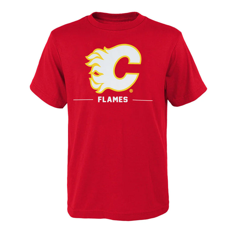 LNH - T-shirt réédition des Flames de Calgary pour enfants (junior) (HK5B7HDH8H01 FLM) 