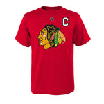 LNH - T-shirt Jonathan Toews des Blackhawks de Chicago pour enfants (junior) (HK5B7BBK9H01 BLAJT) 