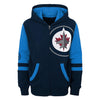 NHL - Kids' (Junior) Winnipeg Jets Face Off Full Zip Fleece Hoodie (HK5B7ME00 WNP)