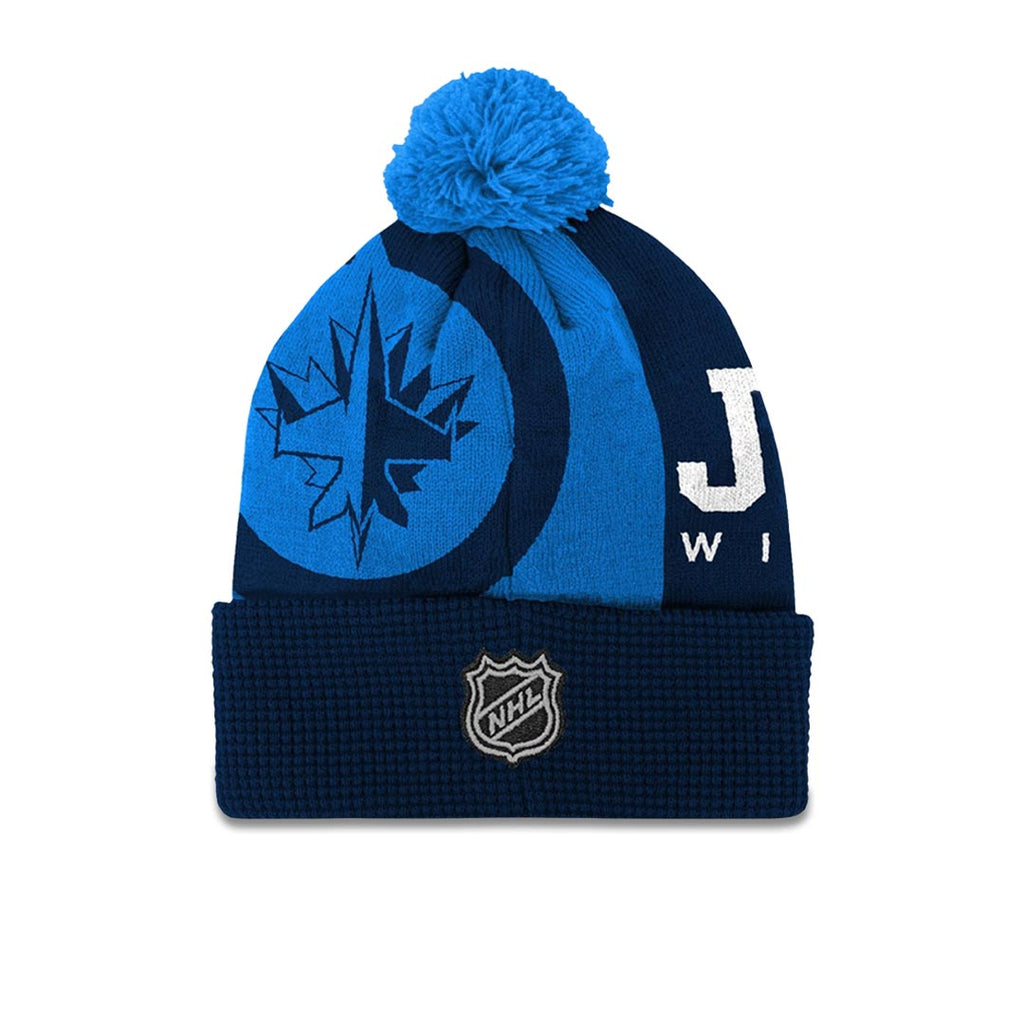 NHL - Kids' (Youth) Winnipeg Jets Impact Cuffed Beanie (HK5BOFGKL WNP)